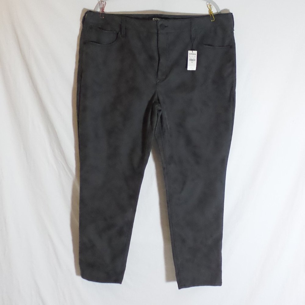 Express faux suede pants || 18R